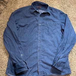 Michael Kors Men’s Slim-fit Denim Shirt